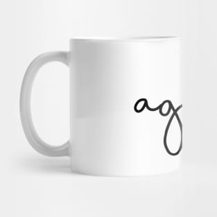 Agape Christian Quote Mug